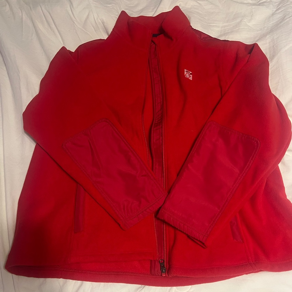 Chick-fil-A team red fleece jacket, men’s sizing